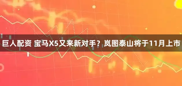 巨人配资 宝马X5又来新对手?岚图泰山将于11月上市